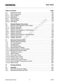 SAF82532N10V32A Datasheet Page 5