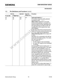 SAF82532N10V32A Datasheet Page 16