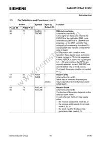 SAF82532N10V32A Datasheet Page 18