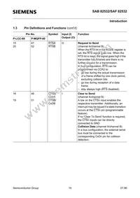 SAF82532N10V32A Datasheet Page 19