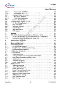 SAK-TC1197-512F180E AC Datasheet Page 6