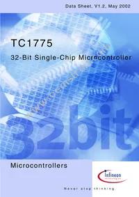 SAK-TC1775-L40E BA Datasheet Cover
