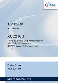 SAK-XC2210U-8F40R AA Datasheet Cover