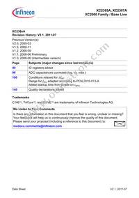 SAK-XC2387A-72F80L AA Datasheet Page 4