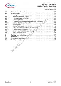 SAK-XC2387A-72F80L AA Datasheet Page 6