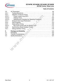 SAK-XE164KM-72F80L AA Datasheet Page 6