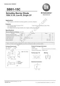 SB01-15C-TB-E Datasheet Cover