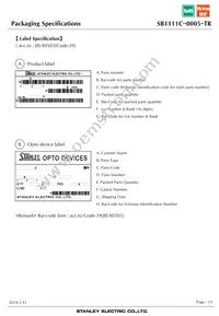 SB1111C-0005-TR Datasheet Page 15