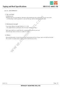 SB1111C-0005-TR Datasheet Page 18