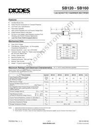 SB160-B Datasheet Cover