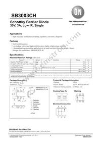 SB3003CH-TL-W Datasheet Cover