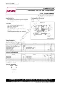 SBA120-18J Datasheet Cover