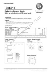 SBE812-TL-E Datasheet Cover