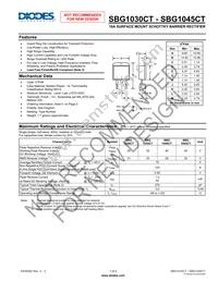 SBG1040CT-T-F Datasheet Cover