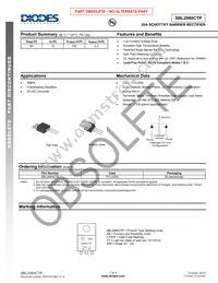 SBL2060CTP Datasheet Cover