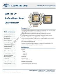 SBM-120-UV-R34-I365-22 Datasheet Cover