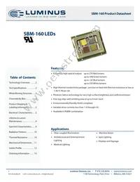 SBM-160-RGBW-H41-RG102 Datasheet Cover