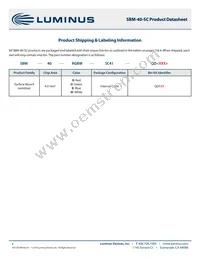 SBM-40-RGBW-SC41-QD100 Datasheet Page 6