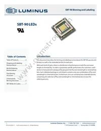 SBR-90-R-R75-HM101 Datasheet Cover