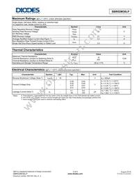 SBR02M30LP-7 Datasheet Page 2