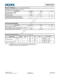 SBR02U100LP-7 Datasheet Page 2