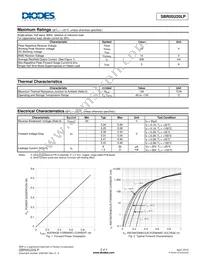 SBR05U20LP-7 Datasheet Page 2