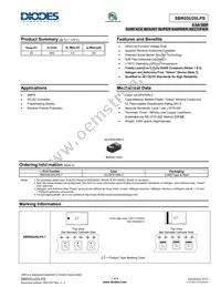SBR05U20LPS-7 Datasheet Cover