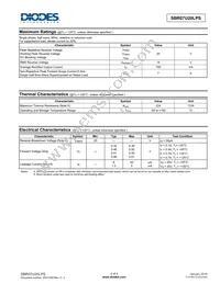 SBR07U20LPS-7 Datasheet Page 2