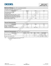 SBR10100CTFP Datasheet Page 2