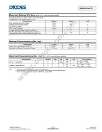SBR10100CTL-13 Datasheet Page 2
