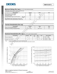 SBR10120CTL-13 Datasheet Page 2