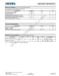 SBR10200CT Datasheet Page 2