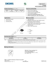 SBR1045CTL-13 Datasheet Cover