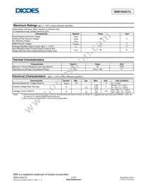 SBR1045CTL-13 Datasheet Page 2