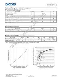 SBR1045CTLQ-13 Datasheet Page 2