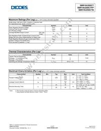 SBR10U200CT Datasheet Page 2
