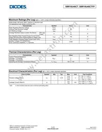 SBR10U40CTFP Datasheet Page 2