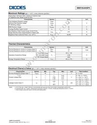 SBR10U45SP5-13 Datasheet Page 2