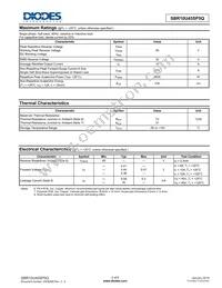 SBR10U45SP5Q-13 Datasheet Page 2