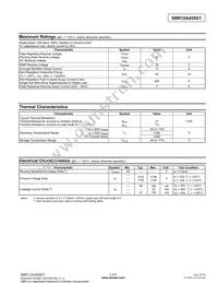 SBR12A45SD1-T Datasheet Page 2