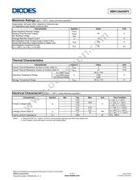 SBR12A45SP5-13 Datasheet Page 2