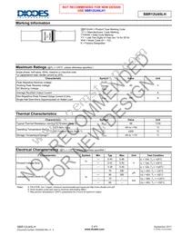 SBR12U45LH-13 Datasheet Page 2