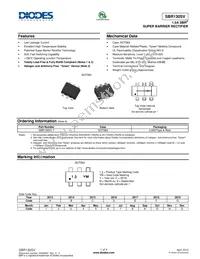 SBR130SV-7 Datasheet Cover