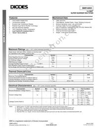 SBR140S3-7 Datasheet Cover