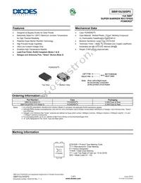 SBR15U30SP5-13 Datasheet Cover