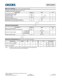 SBR15U30SP5-13 Datasheet Page 2