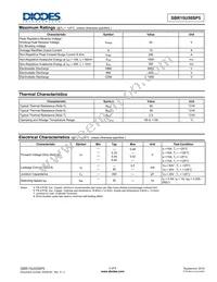 SBR15U50SP5-13 Datasheet Page 2