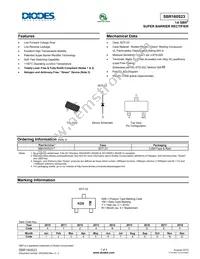 SBR160S23-7 Datasheet Cover