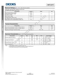 SBR1A20T5-7 Datasheet Page 2
