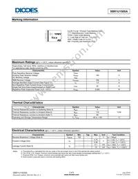 SBR1U150SAQ-13 Datasheet Page 2